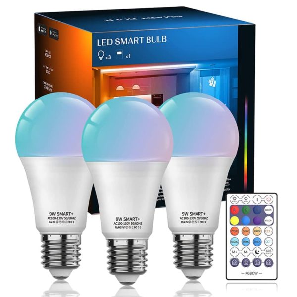 3 pack smart LED bulbs