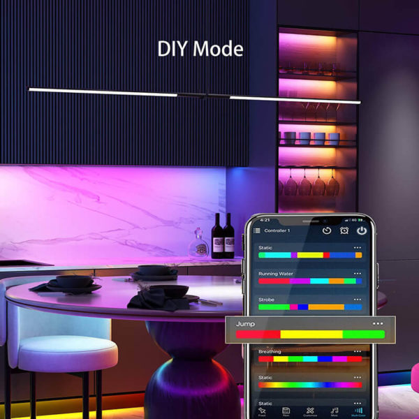 DIY RGBIC strip lights