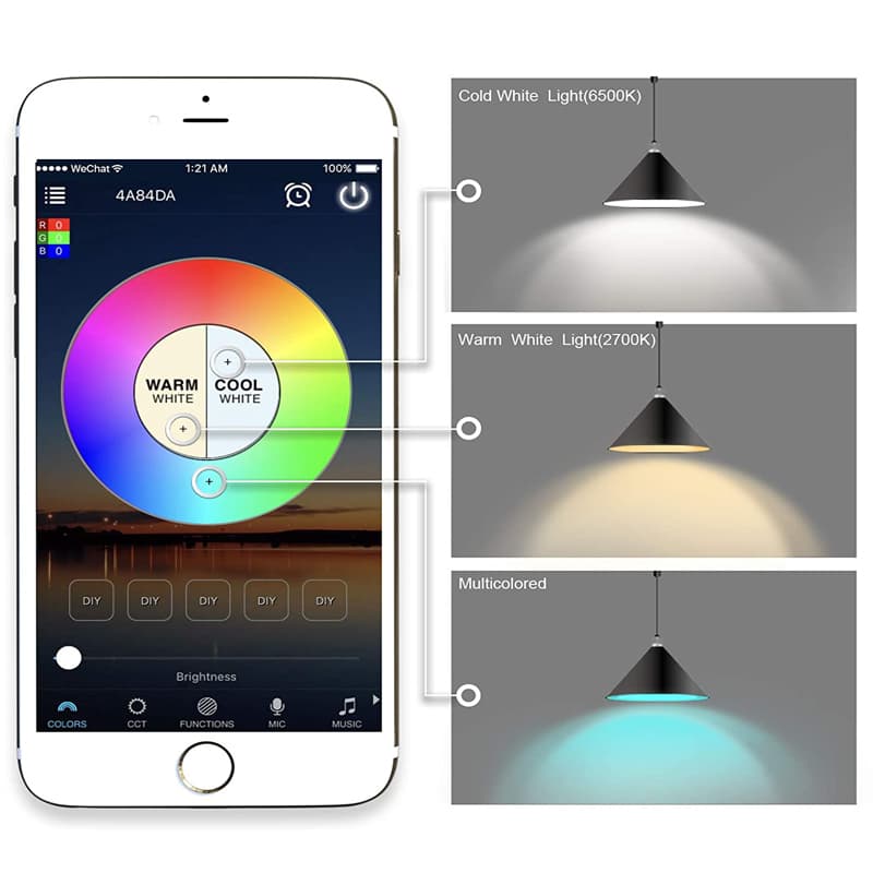 colorchanging light bulb