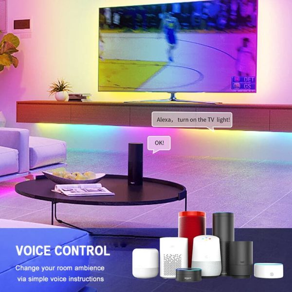 voice control dreamcolor stirp lights