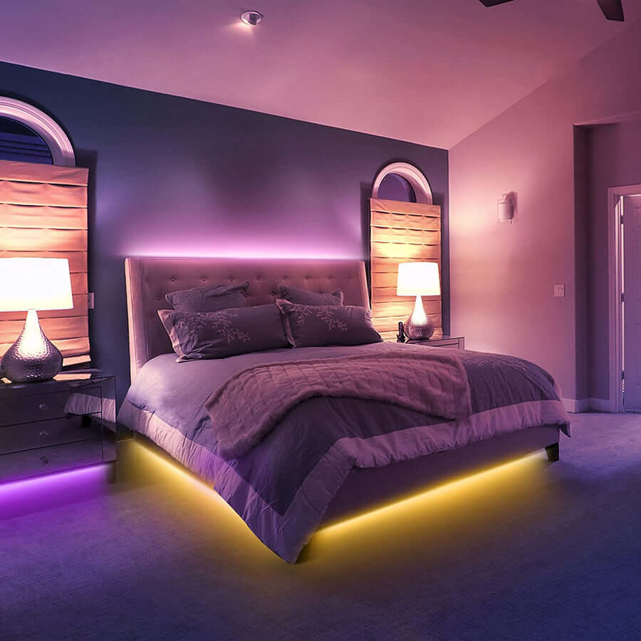 led strip bedroom